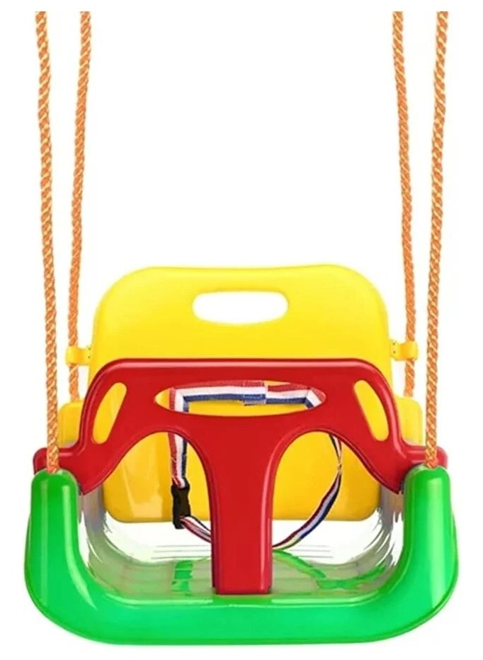 3-in-1 Baby Swing Seat: Anti-tip, Sturdy, Safe, Detachable Seat; Suitable for Infants and Toddlers; Green - Image 1