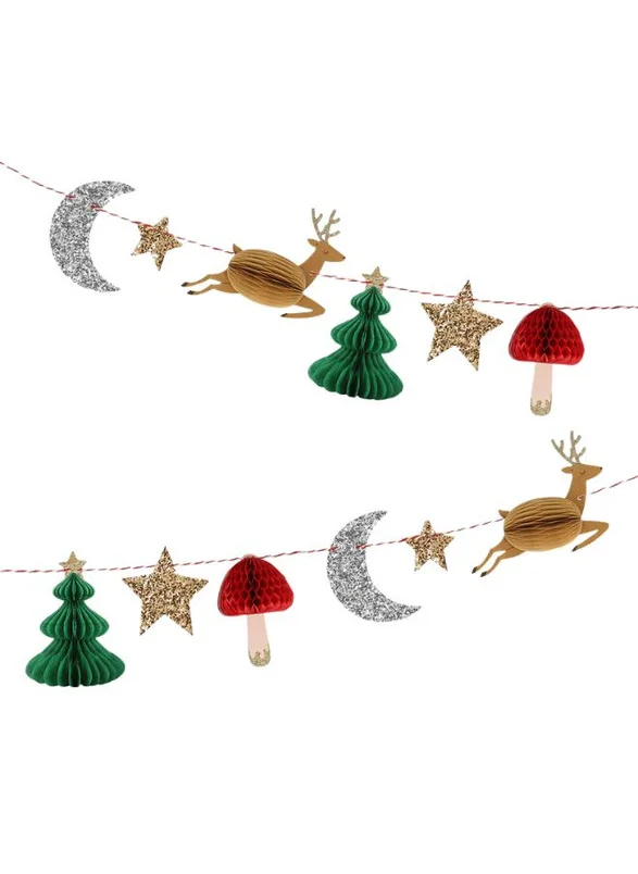 Meri Meri Honeycomb Festive Icon Garland