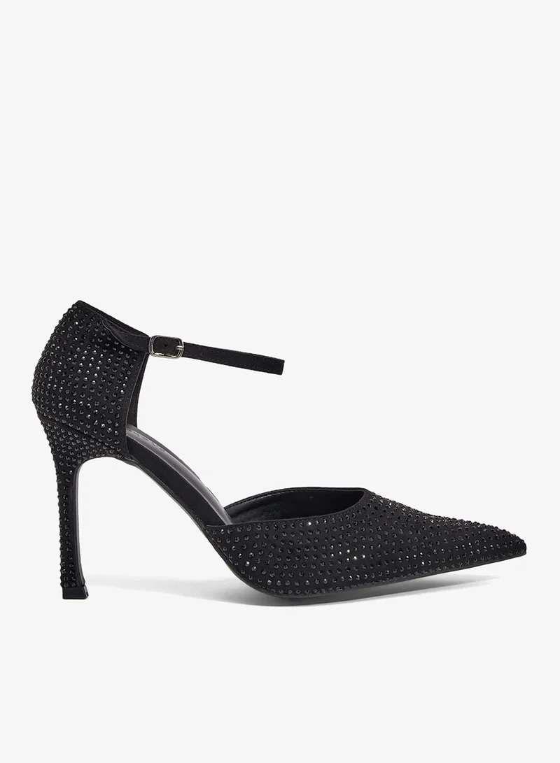 Casual Ankle Strap Pumps