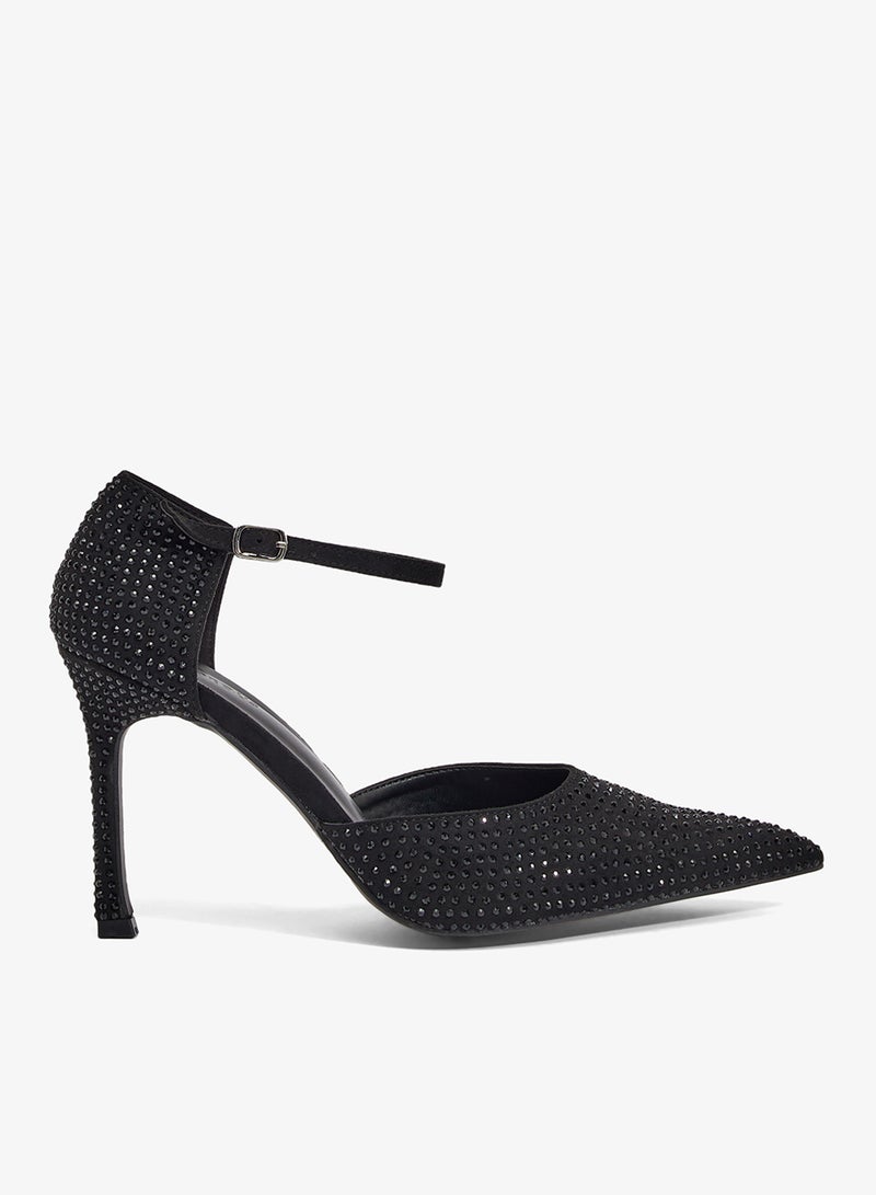 GLAMOROUS Casual Ankle Strap Pumps - Image 1