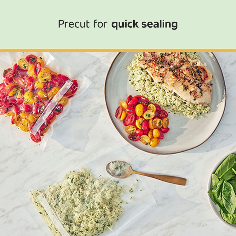 FoodSaver Premium Vacuum Sealer Bags Multisize Variety Pack 30-Count Perfect for Freezer & Pantry Storage Sous Vide Cooking BPA Free - Image 3
