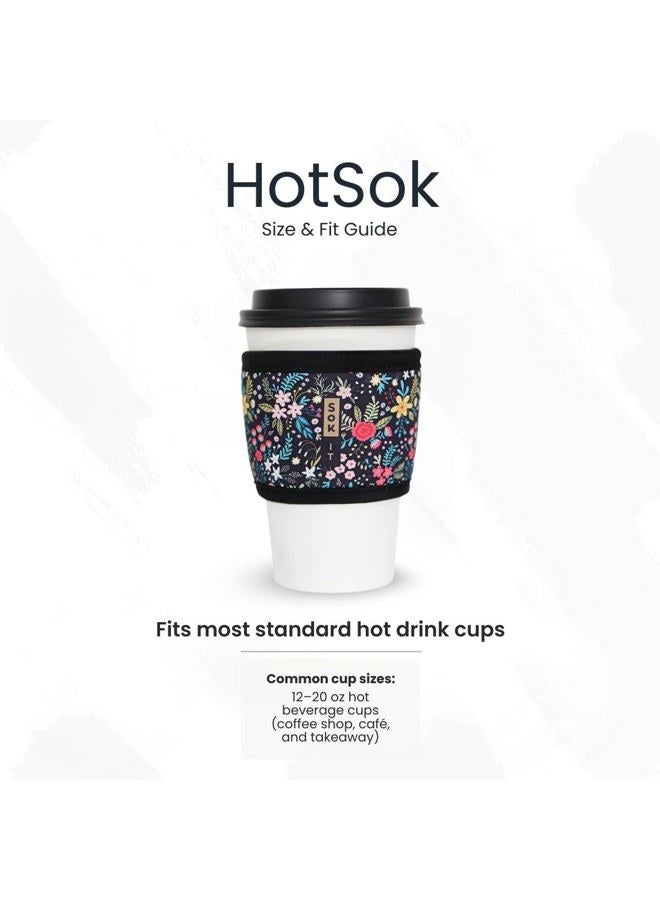 Sok It Hot Sok Reusable Neoprene Insulator Sleeve for Hot Coffee and Tea Cups (Carrier Owl, One Size Coffee Sleeve) - Image 3