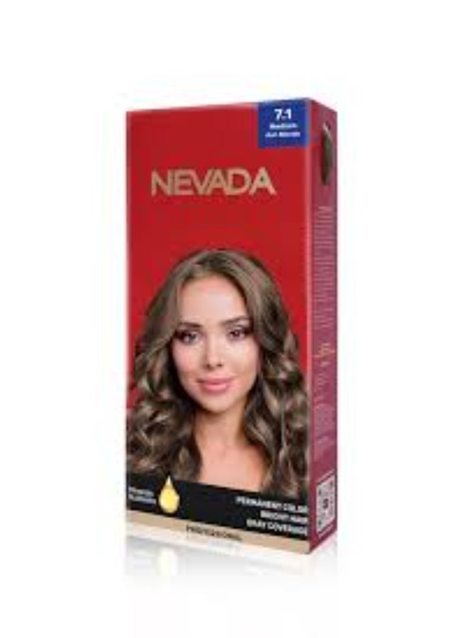 Women's Hair Dye 7.1 (Medium Ash Blonde)