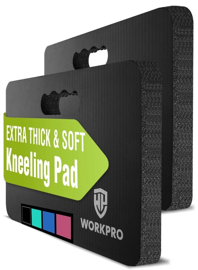 WORKPRO Kneeling Pad 2 Pack, Large and Thick Garden Kneeler, Soft Foam Cushioning Waterproof Knee Pad for Gardening, Baby Bath, Yoga, Praying and Exercise - Image 1