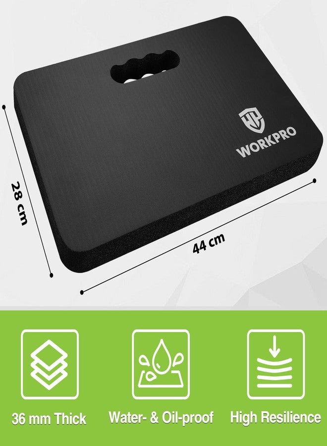 WORKPRO Kneeling Pad 2 Pack, Large and Thick Garden Kneeler, Soft Foam Cushioning Waterproof Knee Pad for Gardening, Baby Bath, Yoga, Praying and Exercise - Image 4