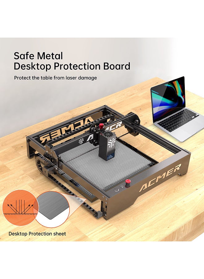 Acmer TEVOUP ACMER-E10 Laser Cutting Honeycomb Working Table Board Steel Panel Platform 440x440mm for CO2 or Diode Laser Engraver Cutting Machine  - Image 5