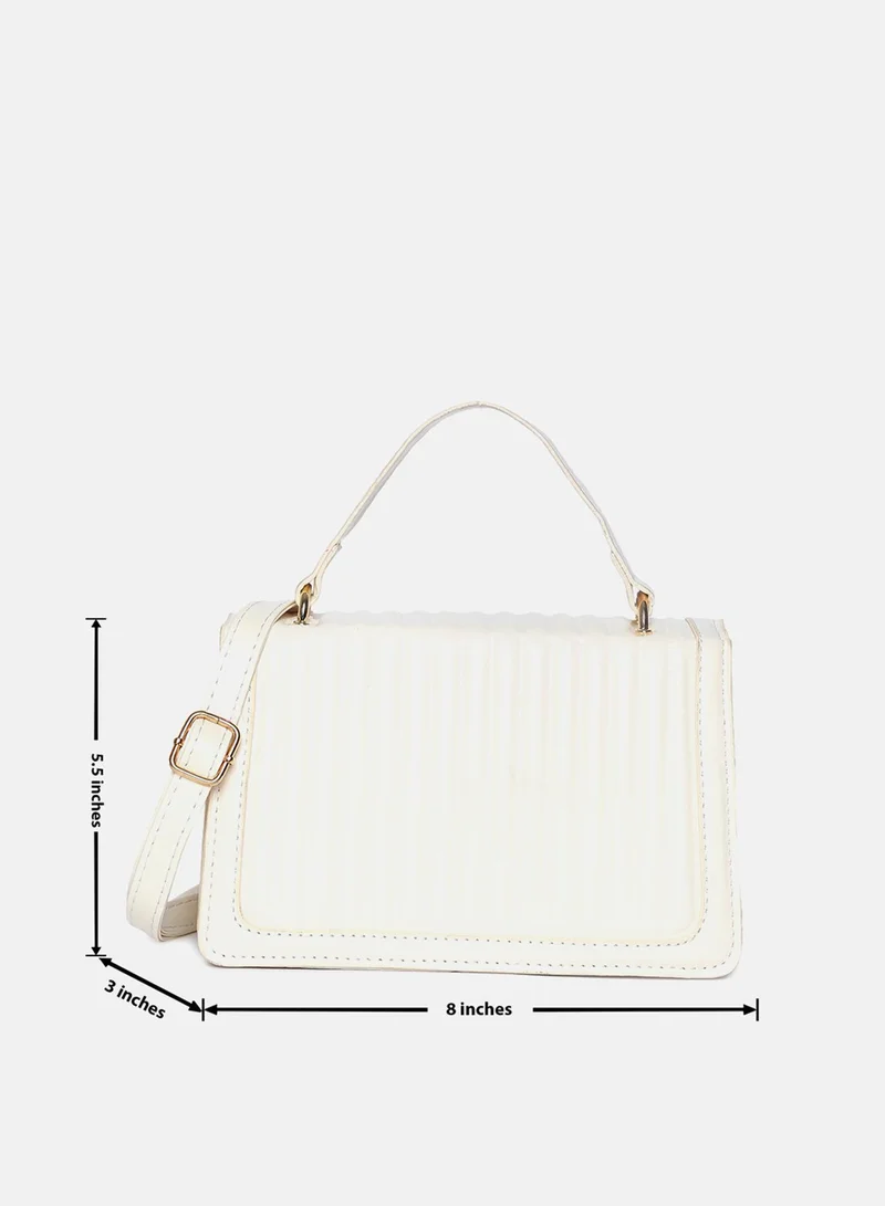 Haute Sauce Aline White Mini Bag