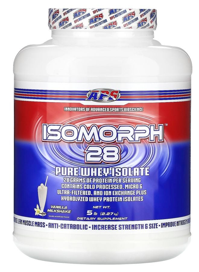 APS Isomorph 28 Pure Whey Isolate Vanilla Milkshake 5 lb (2.27 kg)