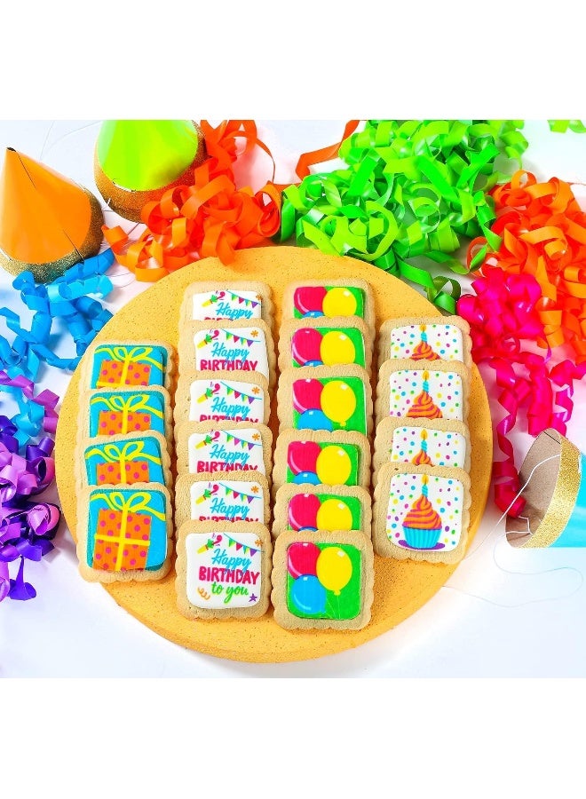 Happy Birthday Cookies - 24 Pack Gift Box - Image 3