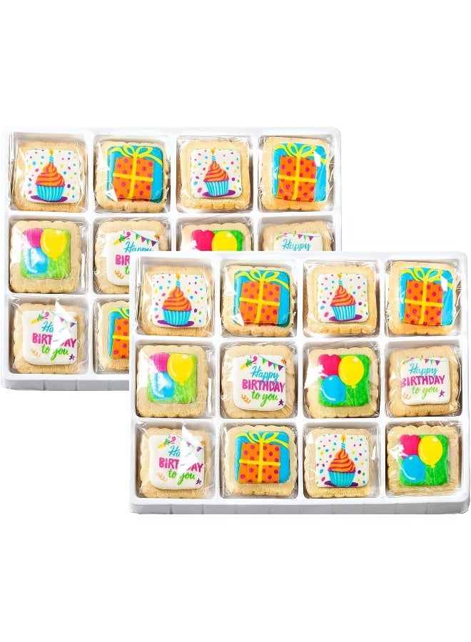 Happy Birthday Cookies - 24 Pack Gift Box - Image 5