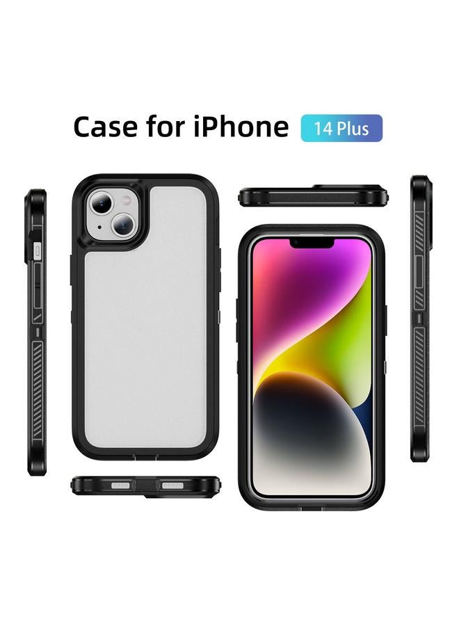 اس-توب جراب لهاتف iPhone 14 Plus جراب هاتف مزدوج الطبقات مقاوم للصدمات - Image 2