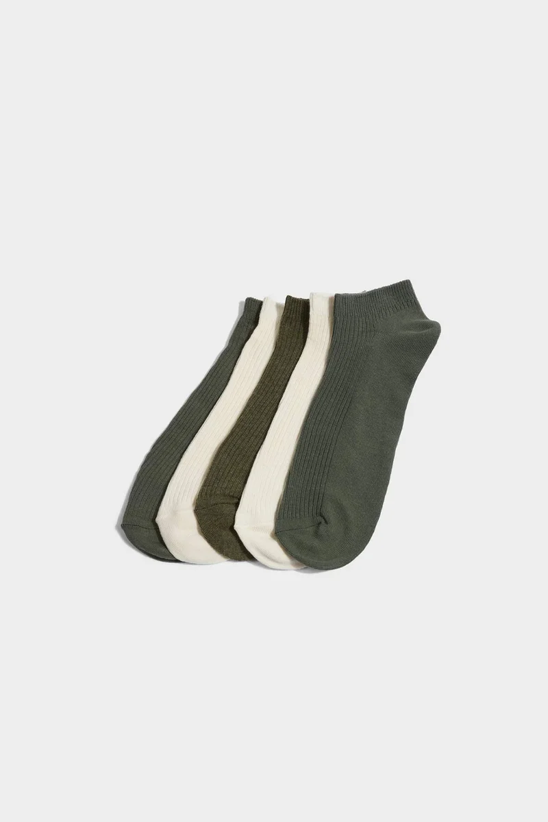 ديفاكتو Man 5 Piece Cotton Step Socks