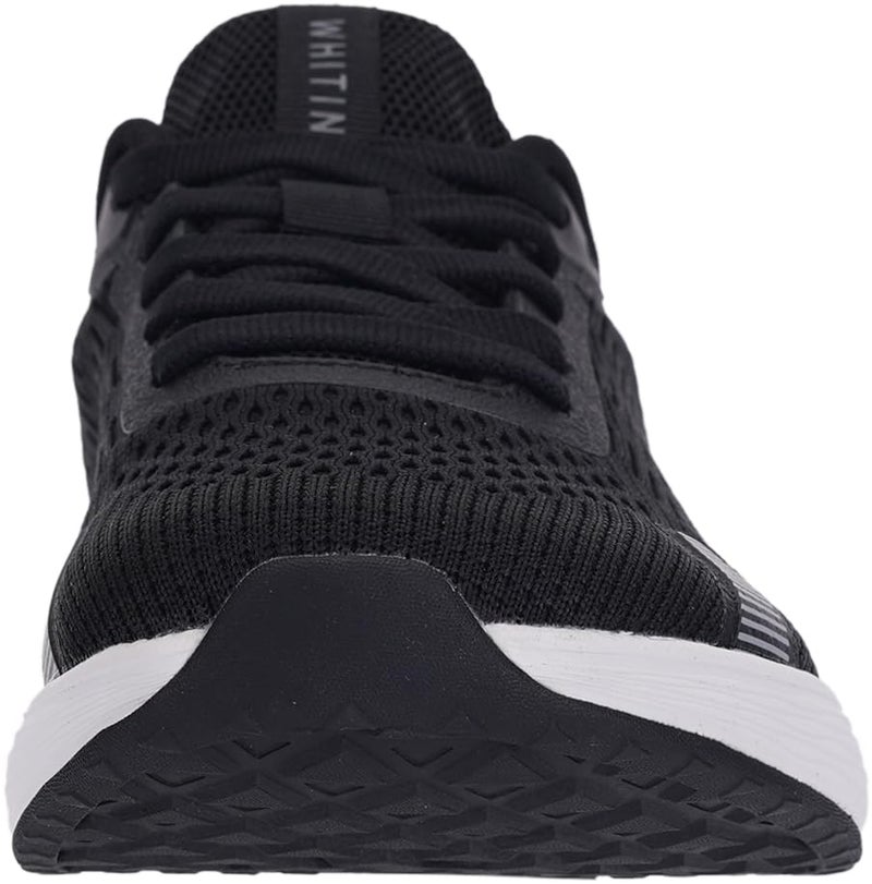 WHITIN Women's Wide Toe Box Zero Drop Shoes Size 9 Walking Road Running Jogging Athletics Tennis Non Slip Female Gym Extra Width Sneaker Black 40 - Image 2