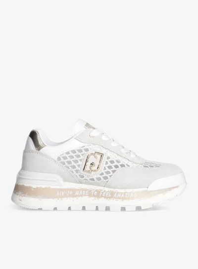 Liu Jo Platform sneakers in lurex® mesh
