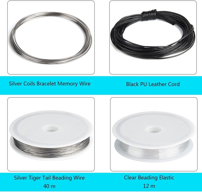 KUUQA طقم صنع المجوهرات من كووكا - طقم أدوات بدء المجوهرات وصنع الخرز وإصلاحها - Image 4