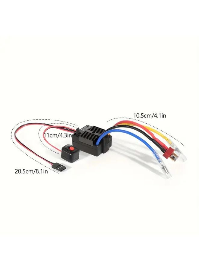 60A XT60 قابس متحكم إلكتروني ذو فرشاة 36V عالي الأداء ESC لسيارات التحكم عن بعد - Image 5