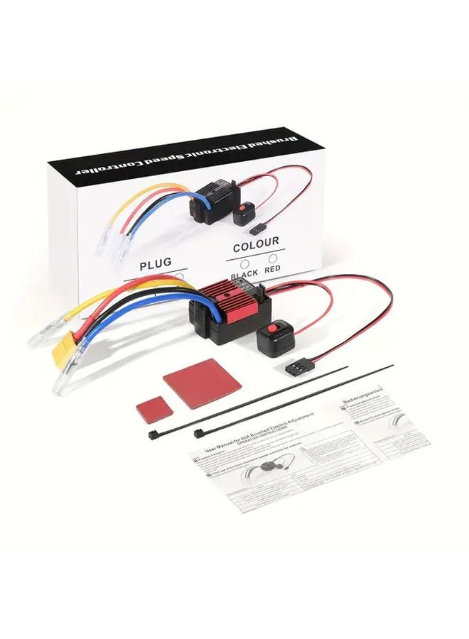 60A XT60 قابس متحكم إلكتروني ذو فرشاة 36V عالي الأداء ESC لسيارات التحكم عن بعد - Image 1