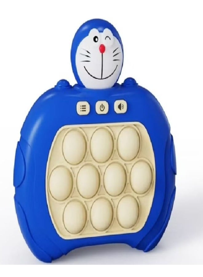 لعبة دورايمون للدفع السريع، لعبة دفع سريعة محمولة للأولاد والبنات من سن 3 إلى 12 عامًا، ألعاب فيدجيت، ألعاب حسية للمراهقين والبالغين، لعبة ألغاز مضيئة بفقاعات الدفع للأطفال المصابين بالتوحد، هدايا