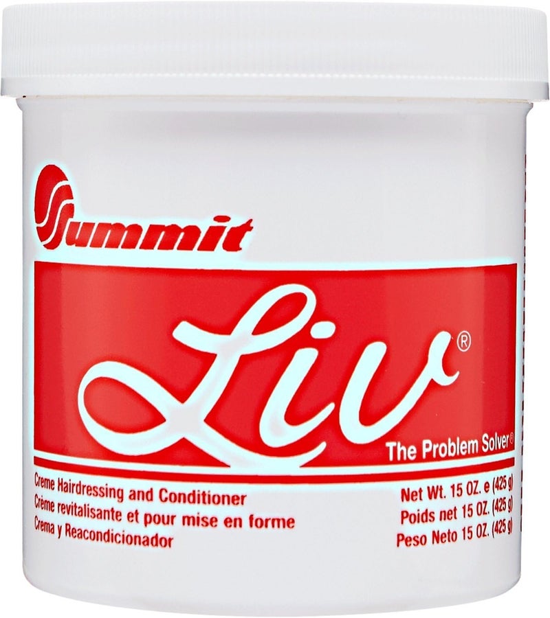 Liv Creme Hairdressing and Conditioner 15oz - Nourishing Formula for All Hair Types