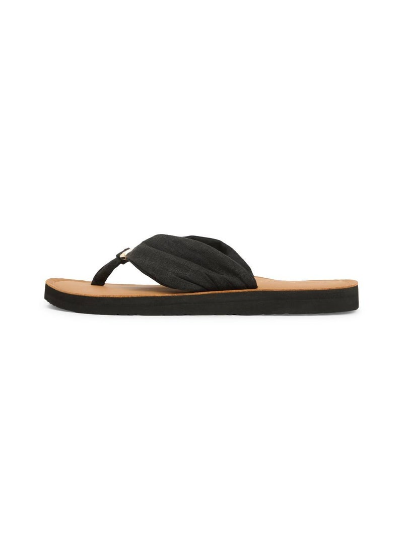 TOMMY HILFIGER TH Monogram Plaque Hemp Flip-Flops - Image 5