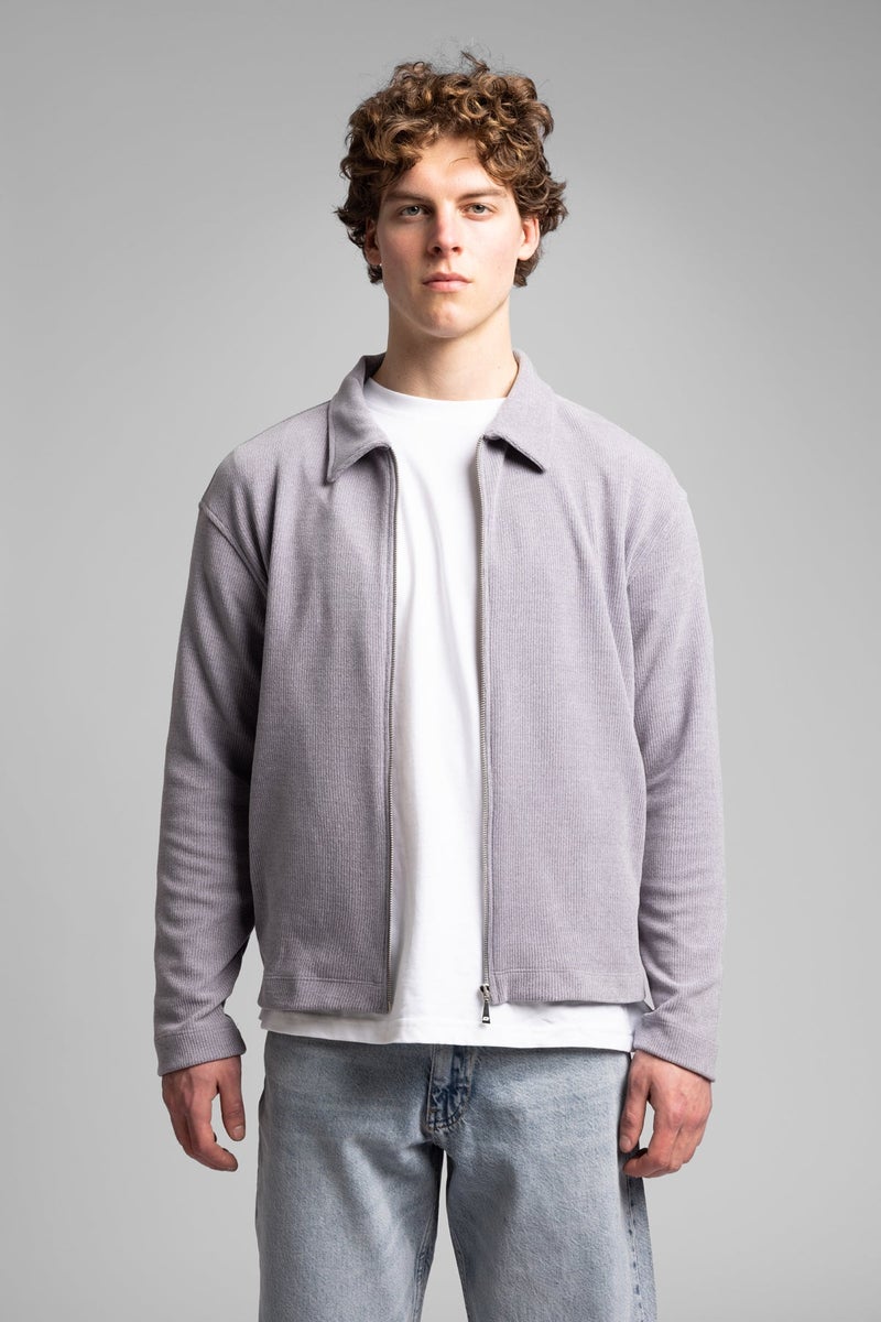 Catch Zip-up Ribbed Sweatshirt - Image 3