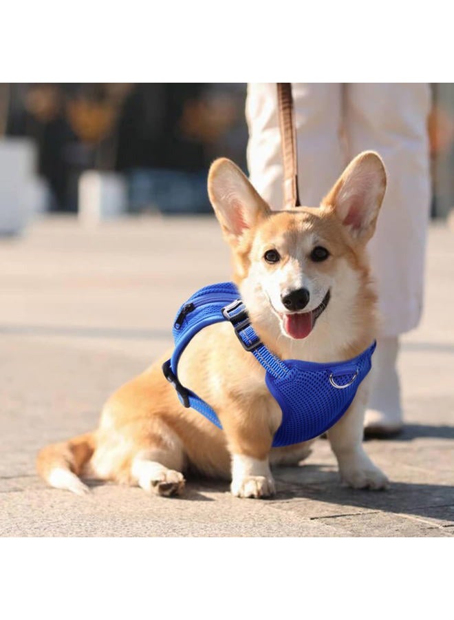 IDOMIK Dog Backpack Harness, No-Pull Dog Backpack with D-Ring for Small Medium Dogs, Cute Self Carrier Backpack for Dogs to Wear, Adjustable Dog Harness Backpack for Traveling Camping Hiking,Shark,S  - Image 5