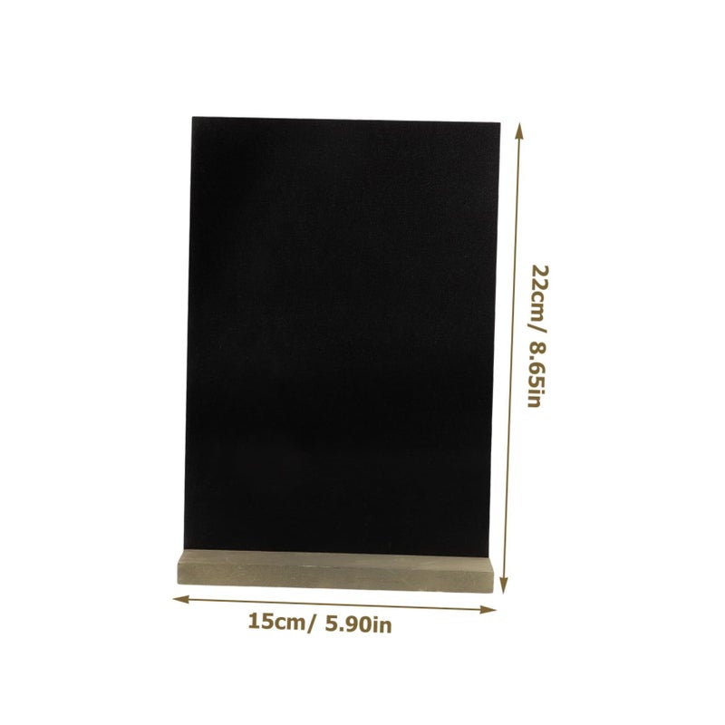 Double Sided Reusable Chalkboard Signs 3 Pack Black For Weddings Parties And Home Decor - Image 3