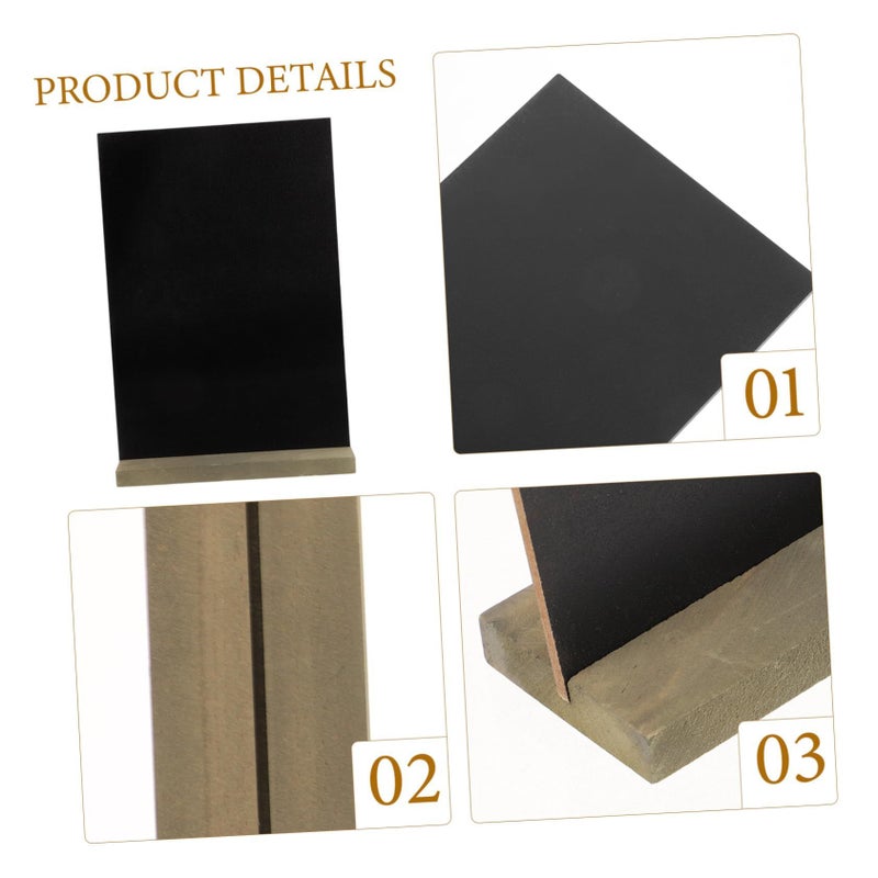 Double Sided Reusable Chalkboard Signs 3 Pack Black For Weddings Parties And Home Decor - Image 4