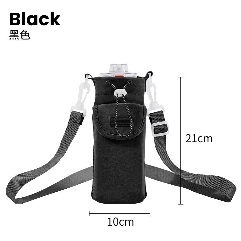 Travel Season Portable Water Bottle Bag - Multi-Functional Crossbody for Keys, Phone & Coins - Image 1
