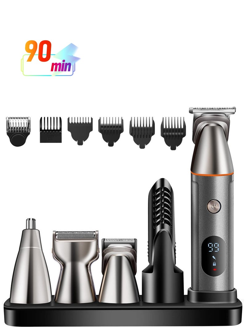 KASTWAVE Beard Trimmer for Men Multifunctional Hair Trimmer Mens Electric Clipper Suitable for Mustache Body Nose Ear Facial Trimmers - Image 1