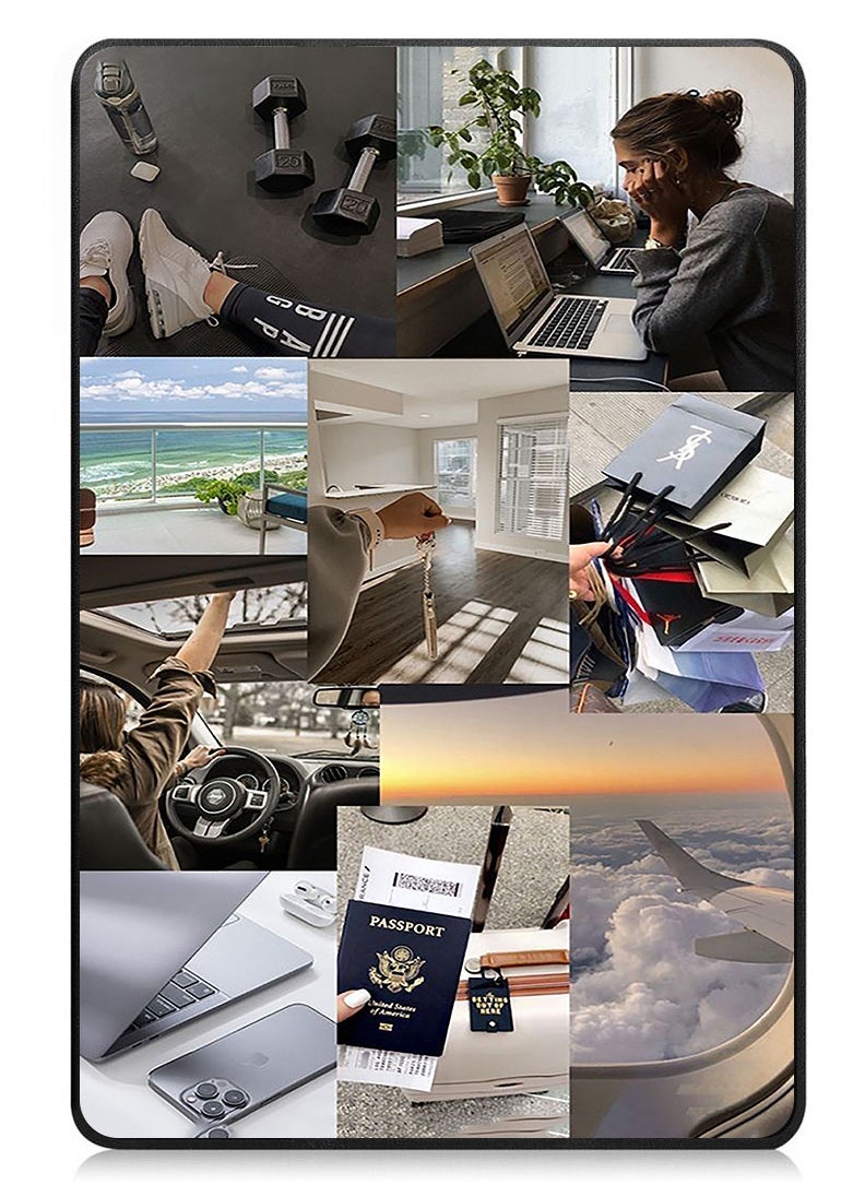 Theodor - Protective Flip Case For OnePlus Pad Go With Trifold Stand Auto Wake Sleep Shockproof Cover collage 3 - Image 1