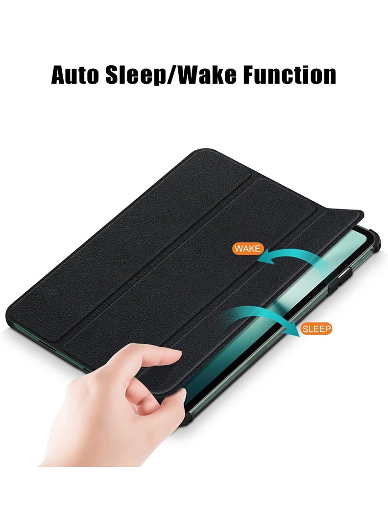 Theodor - Protective Flip Case For OnePlus Pad Go With Trifold Stand Auto Wake Sleep Shockproof Cover collage 3 - Image 1