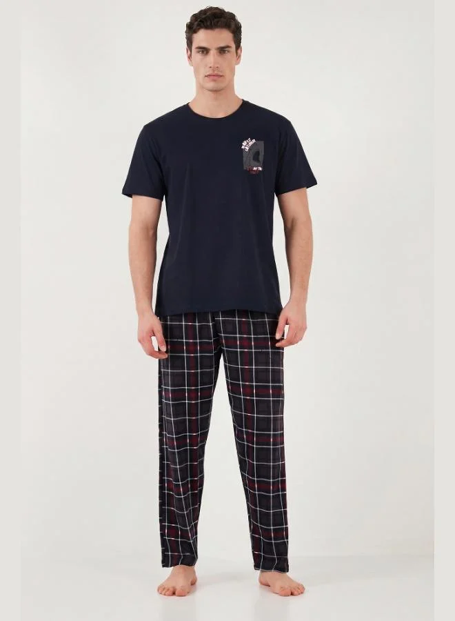 Buratti Buratti Cotton Regular Fit Printed Pajama Set for Men PAJAMA SET 6096165