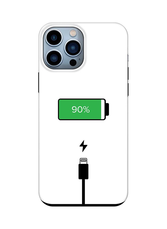 Stylizedd - Tough Pro Series Case for Apple iPhone 14 Pro Max Dual Layer hybrid PC & TPU Customized Mobile Cover Shield with inner TPU protection Matte Finish - Battery Charging - Image 1