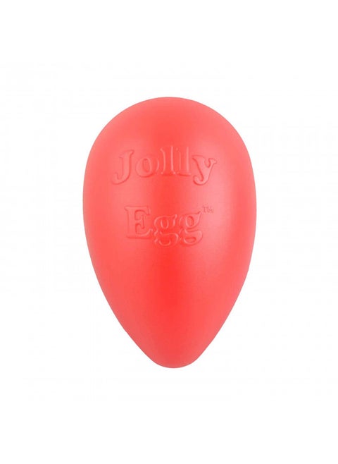 Jolly Pets Jolly Egg Dog Toy, 12 Inches/Large, Red