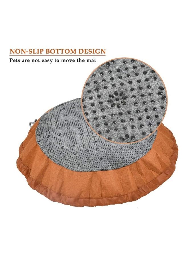 NIBEMINENT Pet Snuffle Feeding Training Mat Brown/Green - Image 3