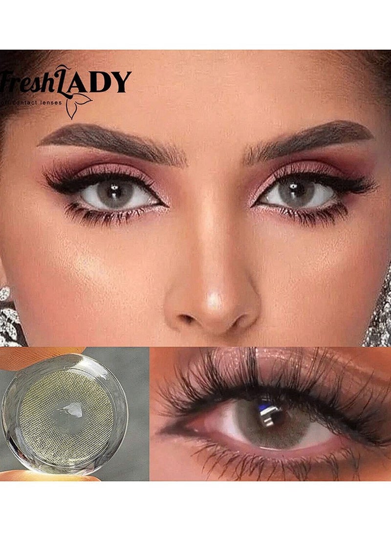 فريش ليدي - عدسات لاصقة للعين ليموني - استخدام لمدة عام - Image 1