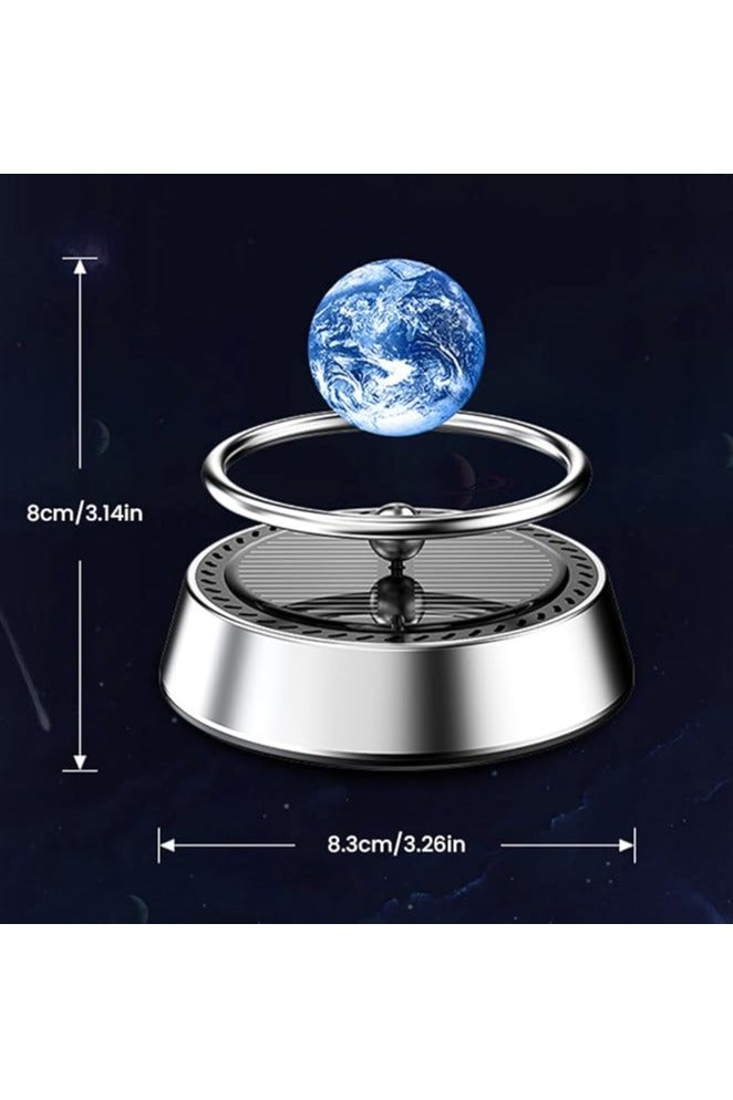 general Solar Car Air Freshener Auto Rotate Ball Car  Perfume Diffuser Decoration 360 Degree Rotation - Image 2