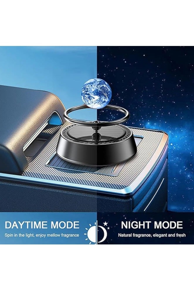 general Solar Car Air Freshener Auto Rotate Ball Car  Perfume Diffuser Decoration 360 Degree Rotation - Image 5
