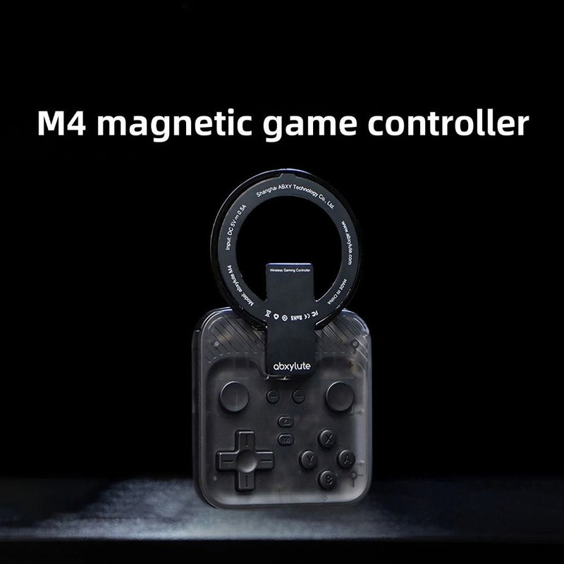 Abxylute M4 Magnetic Gamepad, Bluetooth Game Streaming Emulator, Detachable, Black - Image 1