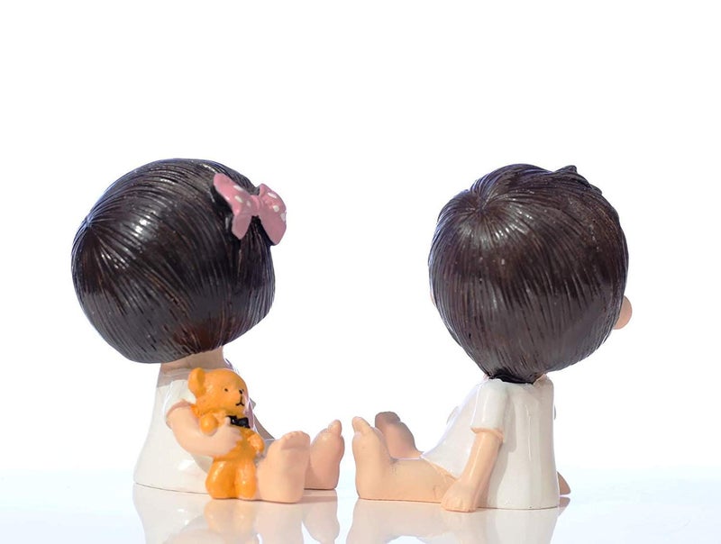 Lilone Beautiful Kissing Couple Showpiece for Valentine Birthday for Girlfriend Boyfriend - Image 4