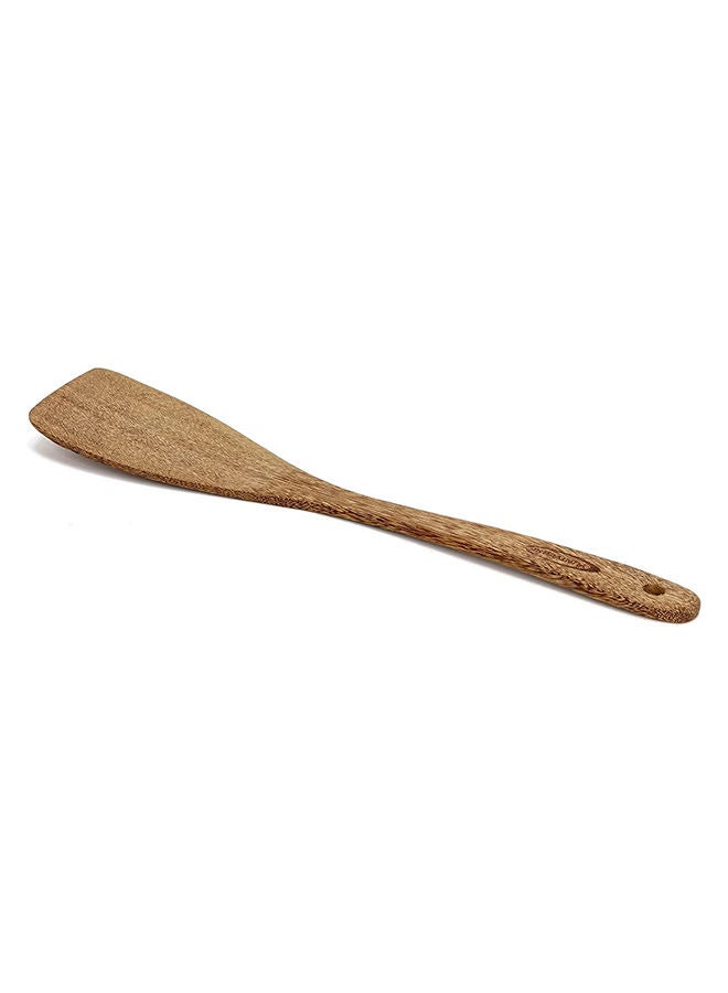 AKDC Wooden Kitchen Utensils Spoons Non Stick Spatulas Cooking Utensil Best Food Grade Wood Spatula Paddle Slotted Spatula Angled Turner Spatula Turner Spatula (Angled Turner Spatula) - Image 1