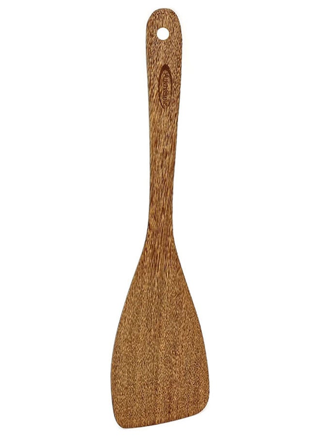 AKDC Wooden Kitchen Utensils Spoons Non Stick Spatulas Cooking Utensil Best Food Grade Wood Spatula Paddle Slotted Spatula Angled Turner Spatula Turner Spatula (Angled Turner Spatula) - Image 2