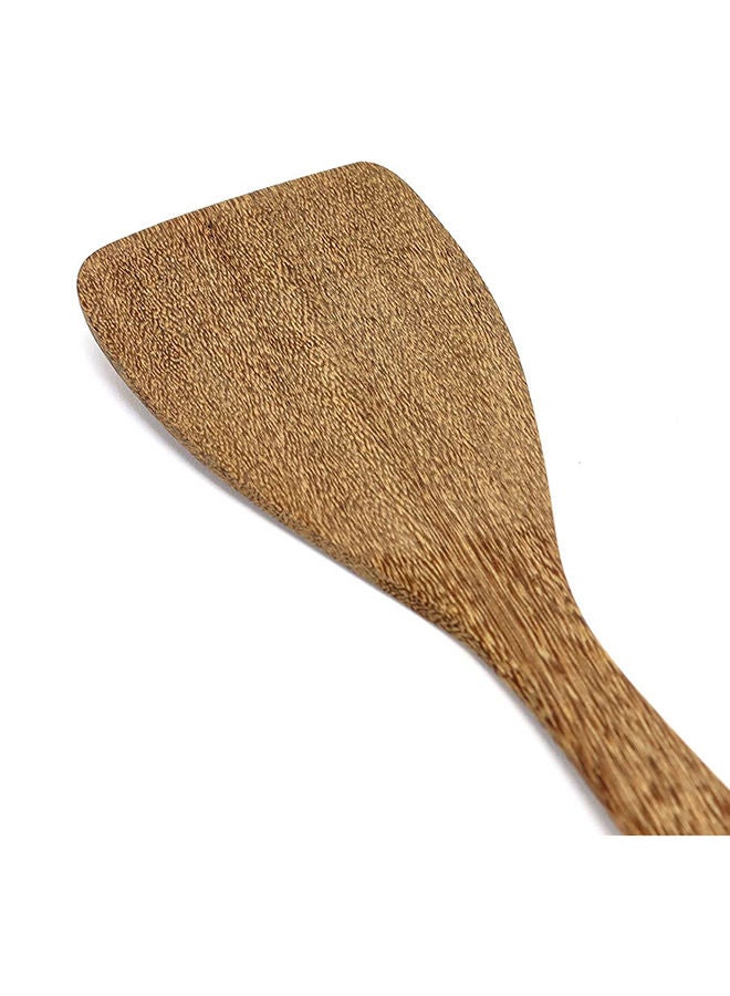 AKDC Wooden Kitchen Utensils Spoons Non Stick Spatulas Cooking Utensil Best Food Grade Wood Spatula Paddle Slotted Spatula Angled Turner Spatula Turner Spatula (Angled Turner Spatula) - Image 4