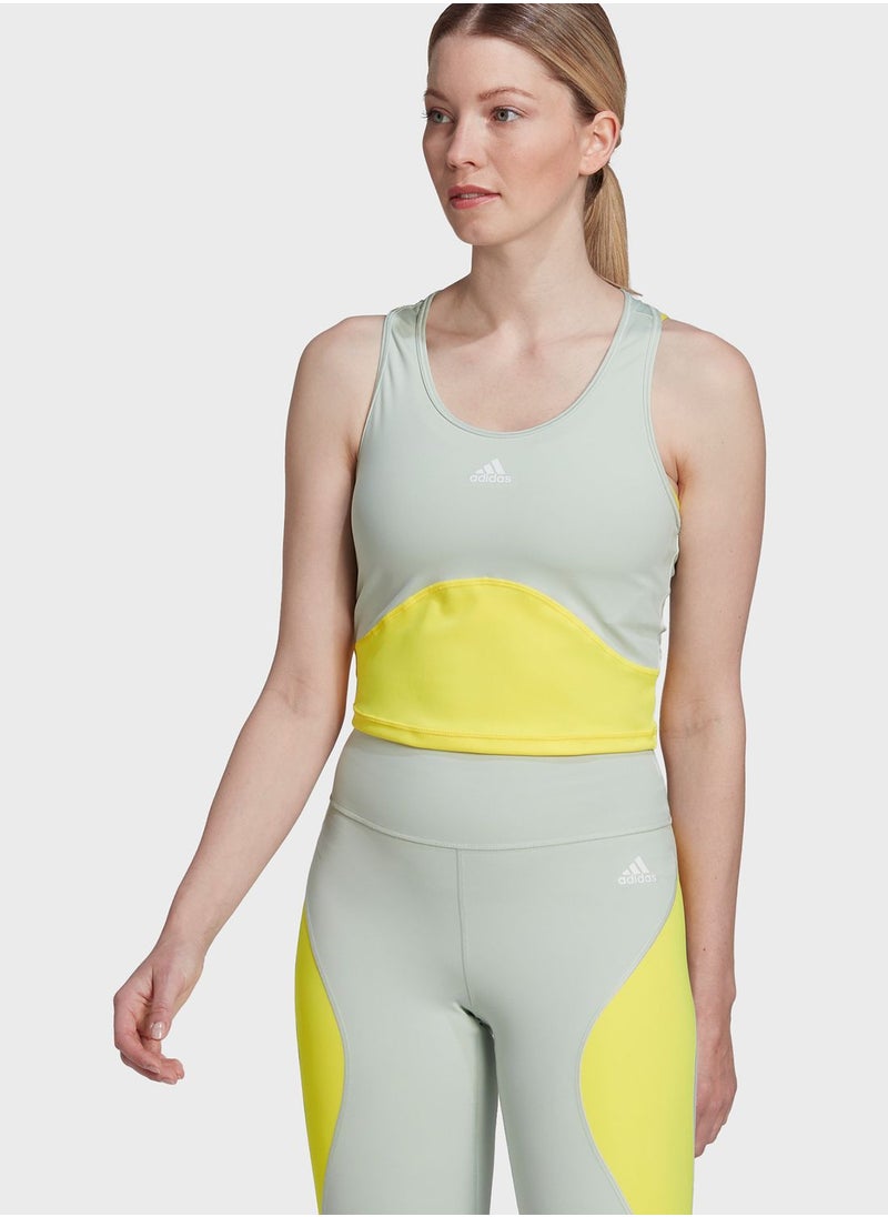 Adidas - Hiit Logo Croped Tank - Image 1