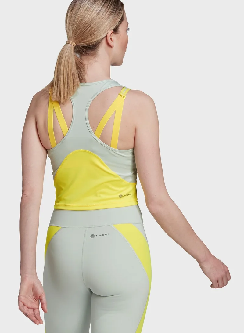 Adidas Hiit Logo Croped Tank