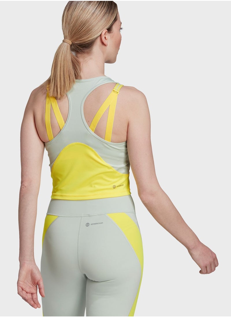 Adidas - Hiit Logo Croped Tank - Image 1