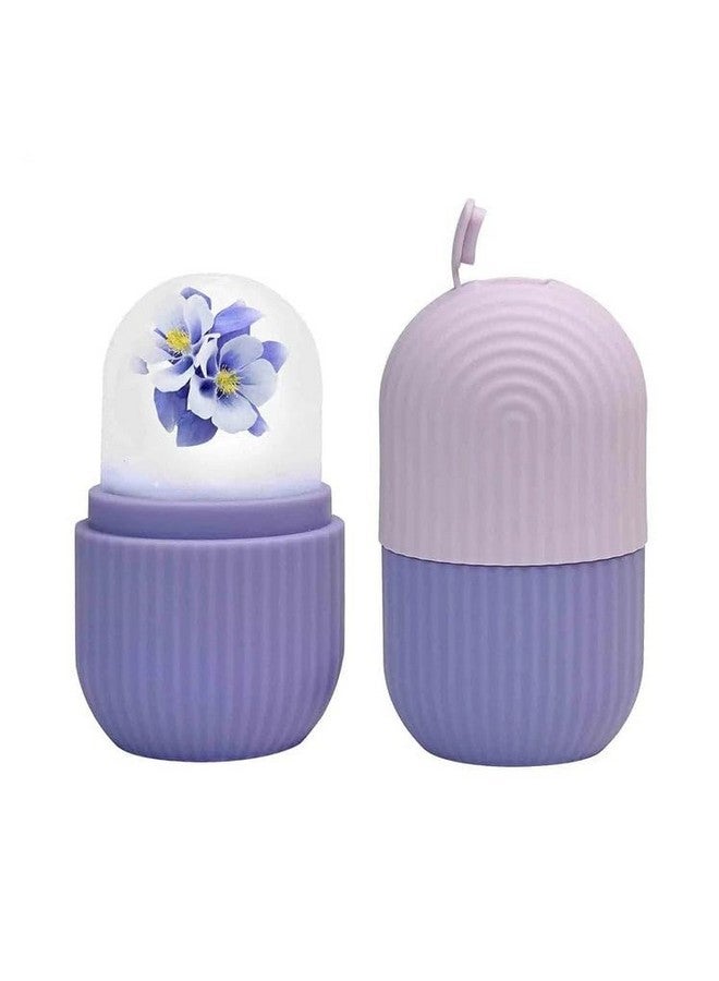 ATEVON Revitalize Your Radiance: Purple Beauty Ice Roller for Face and Eye Massage - Reusable Facial Roller to Soothe and Refresh Your Skin - Image 1