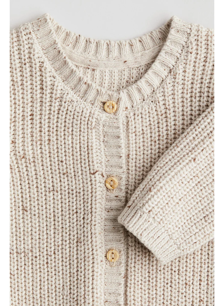 اتش اند ام Cotton-Knit Romper Suit