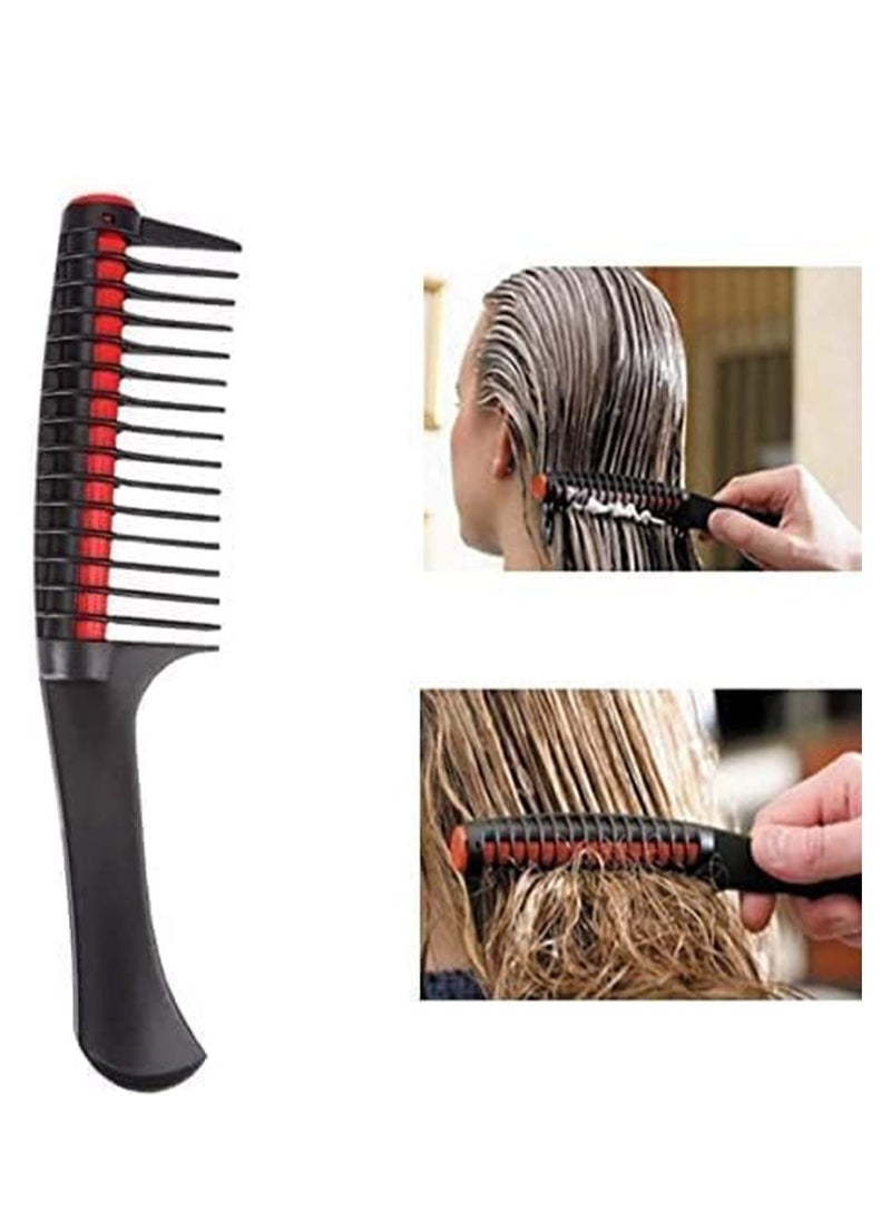 Hair Dye Comb, Wide Tooth Detangler And Heat Resistant With Ventilation, Hair Dressing Comb, Detangling Comb, Hair Dyeing Comb, Specially Designed For Dry & Wet Curly Hair With Firm Handgrip